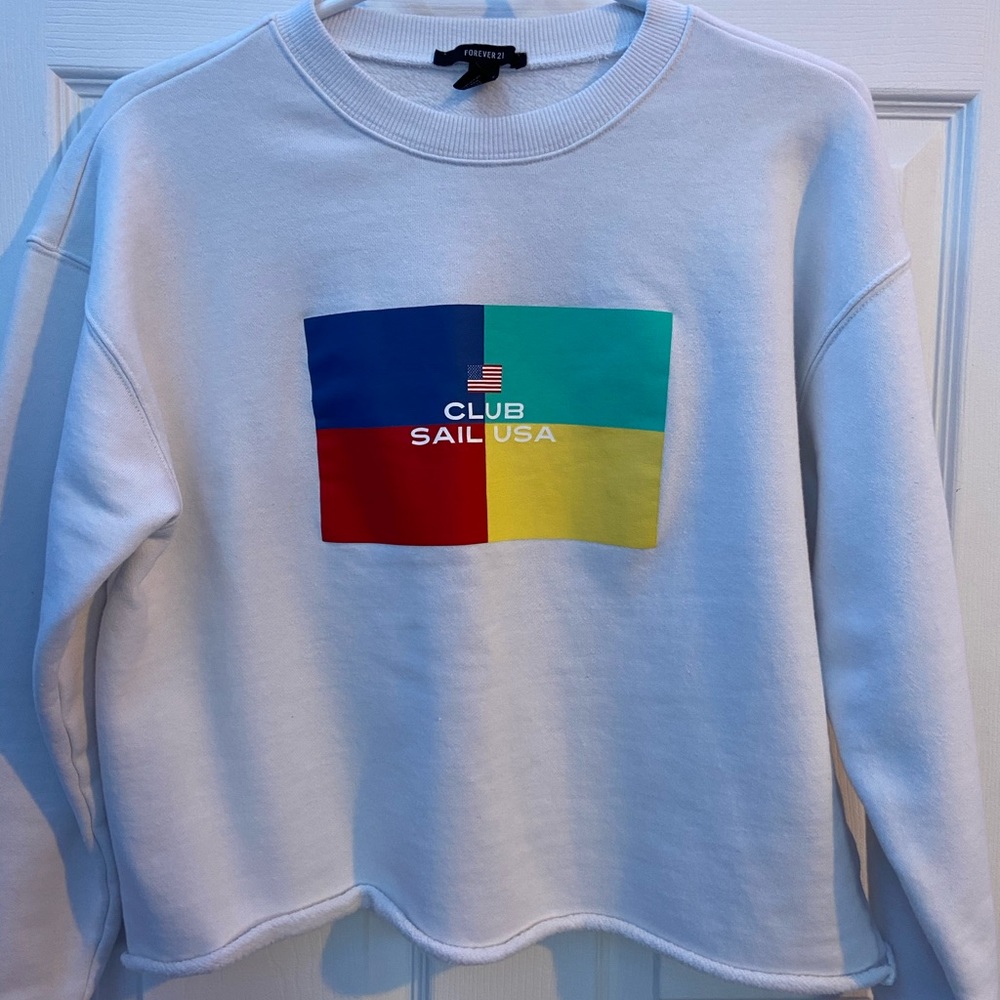 Graphic crewneck
